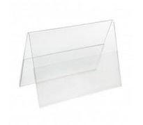 Ценникодержатель 'Шалаш' двусторонний   заказать с доставкой ✓Большой выбор товаров из оргстекла ✓Собственное производство ✓Доставка по России и СНГ ✆  (903) 740-55-32➔ Звоните!